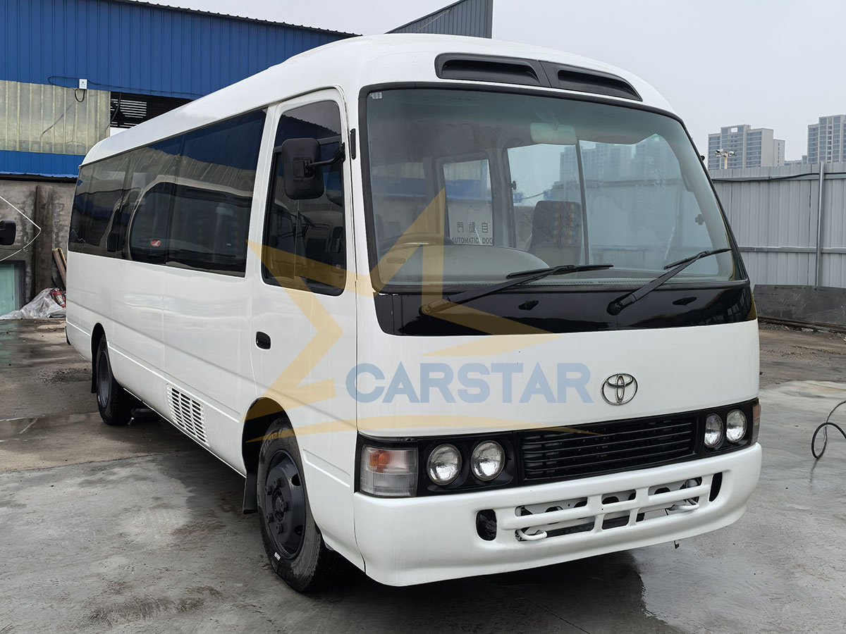 Used Coaster buses are ready and refurbished 