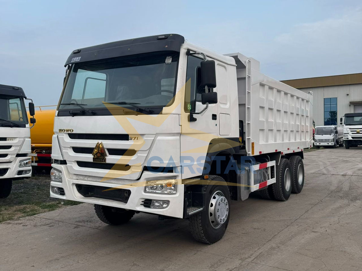 Used Howo 371 dump truck has been refurbished